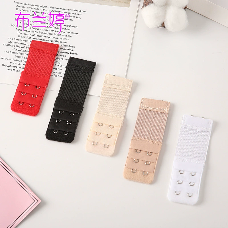 Нижнее белье Удлиненная рядная Пряжка Четырехрядный удлиненный пояс Женский бюстгальтер с удлиненной пряжкой Нижнее белье с пряжкой Бюстгальтер Задняя Пряжка Эластичный Три ряда Две пряжки