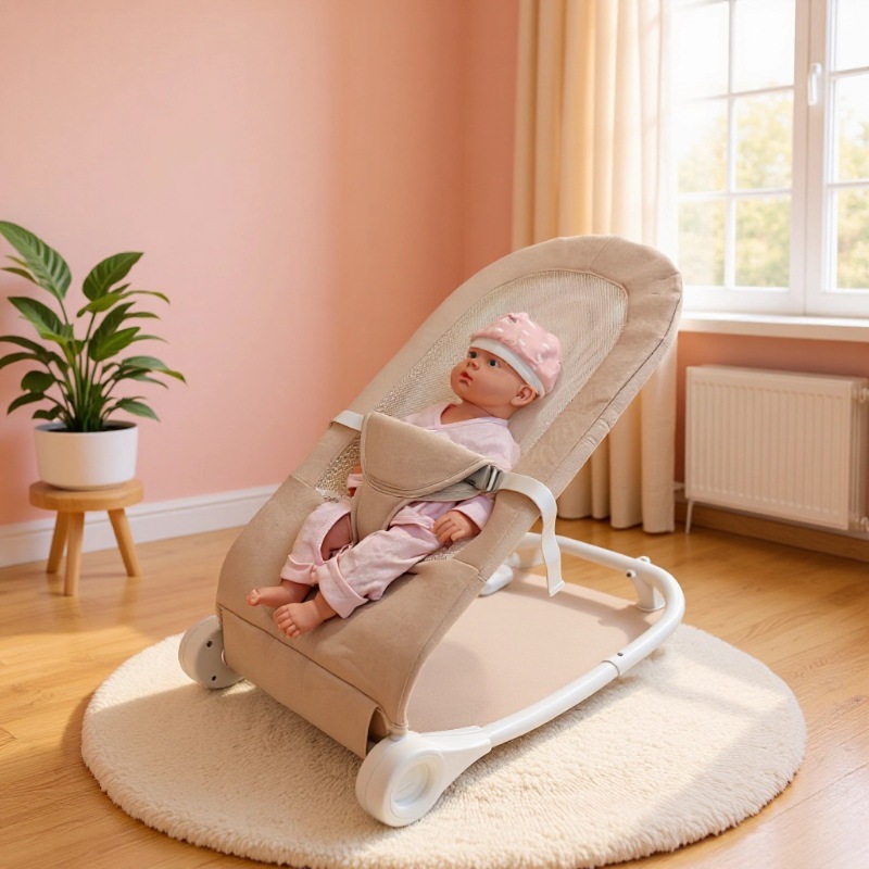 Baby Source Factory Baby Rocking Chair Balance Rocking Chair Baby Soothing Cradle to Induce Sleep Baby Mother and Baby Bed