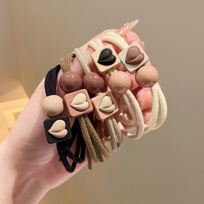 Diadema 2024 nueva banda de pelo de gama alta lazo de pelo femenino banda de goma de alta elasticidad cuerda de pelo durable 2023 tocado cuerda de pelo