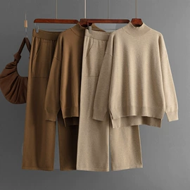 时尚休闲套装;毛衣;连衣裙