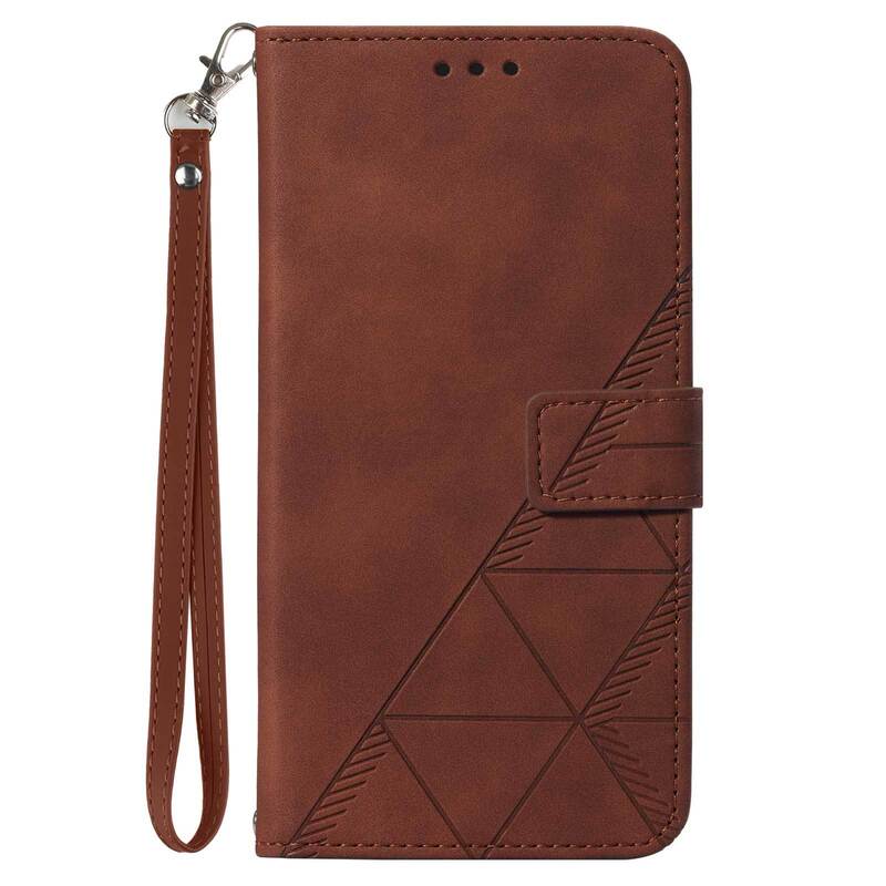 For Nokia G22 business three-dimensional embossed mobile phone leather case slung card case hand rope protective case For Nokia G22 business three-dimensional embossed mobile phone leather case slung card case hand rope protective case
