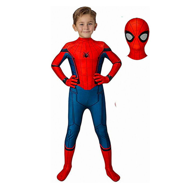 ハロウィンスパイダーマンボディスーツマイルズボディスーツスーツ遠征服大人グウェン子供衣装|undefined