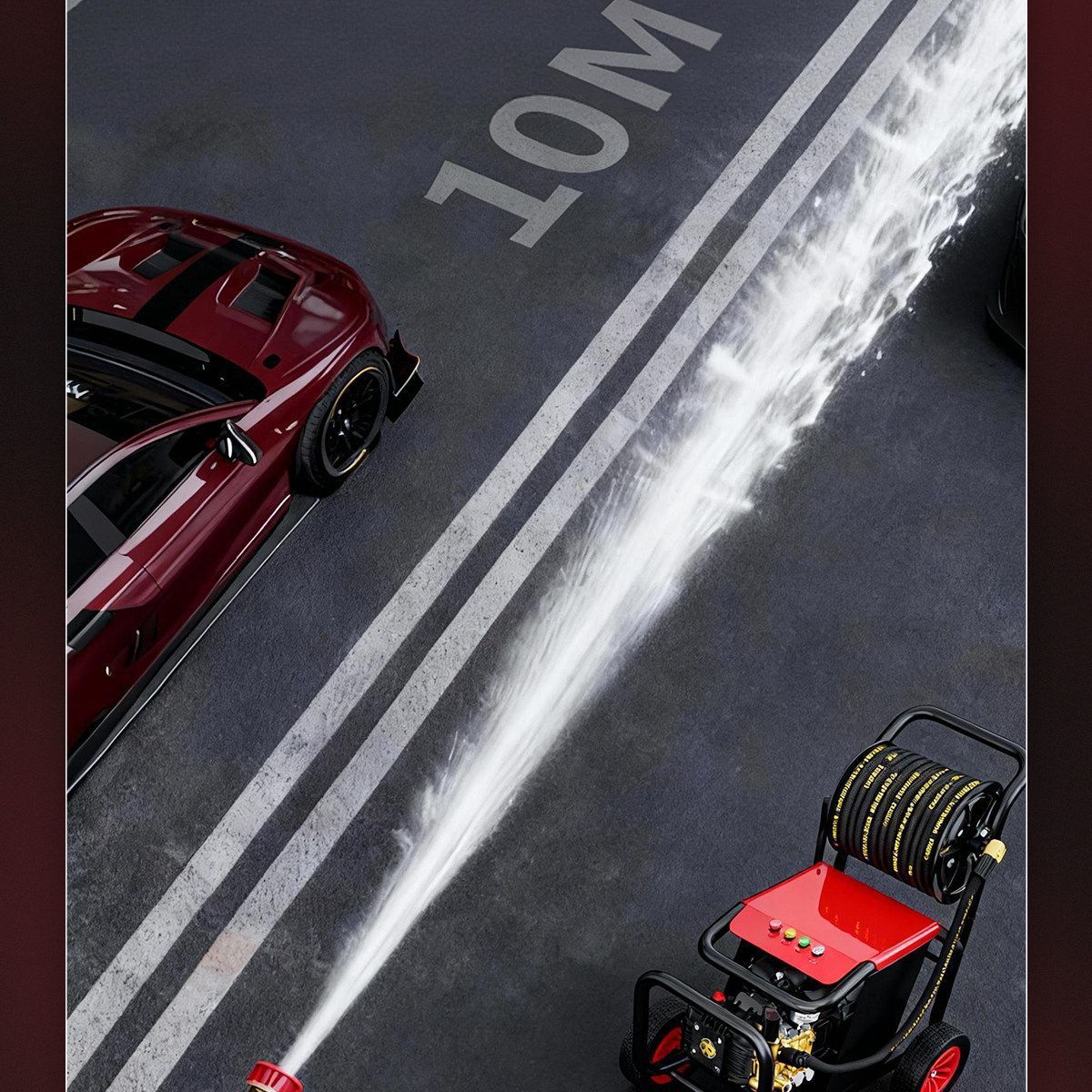 【Black Cat Genuine Product】Ultra-High-Pressure Car Washer for Car Wash Shops, Professional Household and Commercial High-Power Cleaning Device