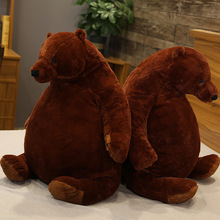 网红同款棕熊公仔号狗熊毛绒玩具公仔棕色大狗熊玩偶抱枕批发