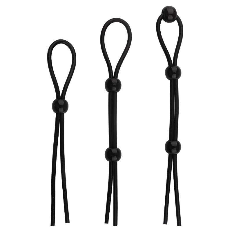 Силиконовая locking rope регулируемый размер задержки кольцо 7‑шт набор пенис кольцо овца глаз круг товары для взрослых