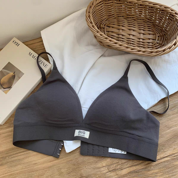 Underwear for Women, French Triangular Cup, Big Breasts, Small Breasts, Hot Style, Sexy Wire-Free Bra, 2024 New Style, Thin