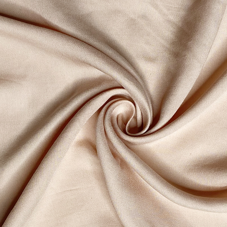 ropa interior lista para usar viscose de color sólido 100% tejido de satén de rayon