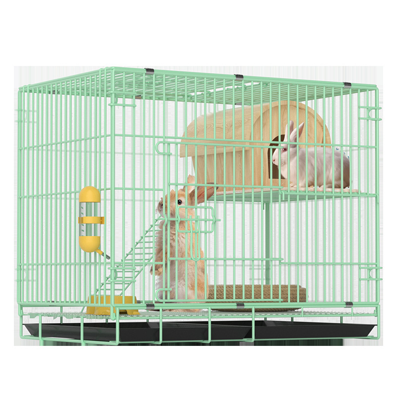加密兔子笼子家用室内养兔多层双层可清粪幼兔笼猫笼栅栏养繁殖笼|undefined