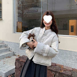 新中式国风短款羽绒服女款新款冬季独特洋气漂亮超好看小个子