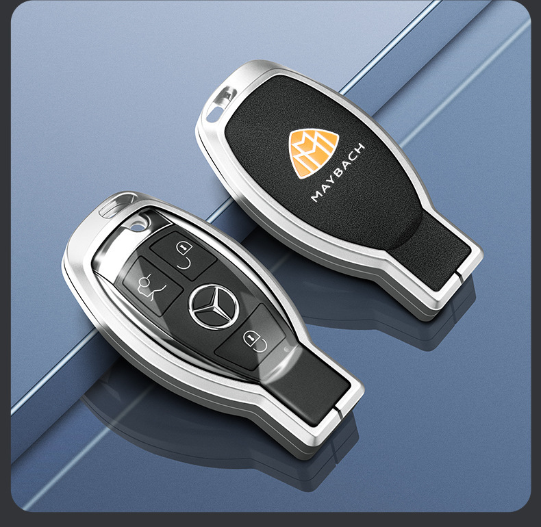 Suitable for Mercedes-Benz Gla200 Key Cover Glk300 Key Case B200/A220/Amg/Sl400/G-Class R-Class Shell Glc