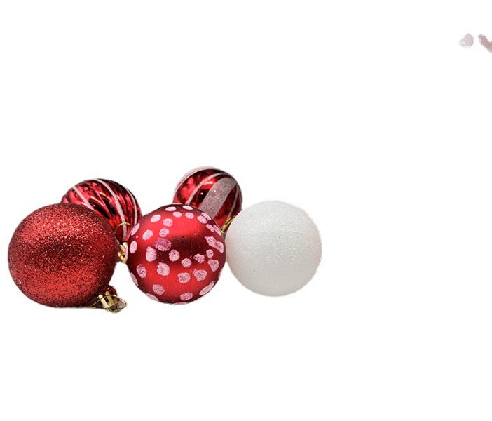 Transfronteriza nueva BOLA DE Navidad decoración de Navidad bola pintada traje de bola de Navidad bola de la decoración del árbol de Navidad