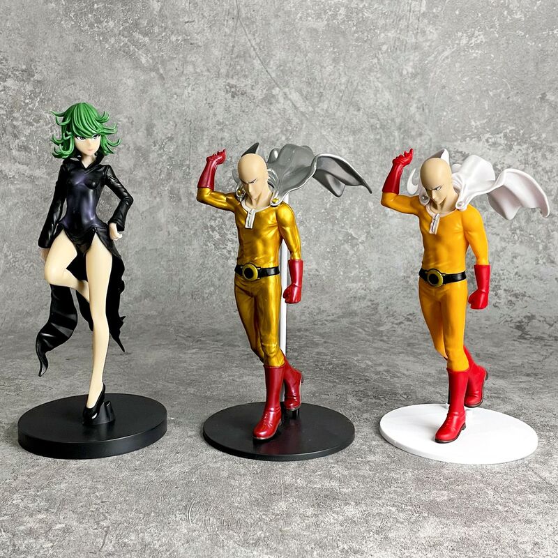 Cross-Border One Punch Man Figure Anime Teacher Yuqi Bald Superman Trembling Dragon Model Ornaments Wholesale