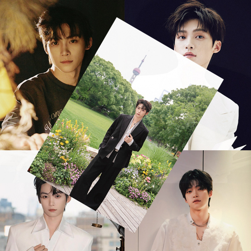 男明星批发 莎头组合成毅宋亚轩TF家族四代陈奕恒写真墙贴纸|undefined