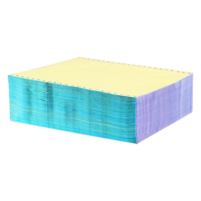 Sakura personalizado 1000 páginas de papel de impresión para computadora 241 triple uno dos tres partes iguales papel de impresión para computadora tipo aguja personalizado