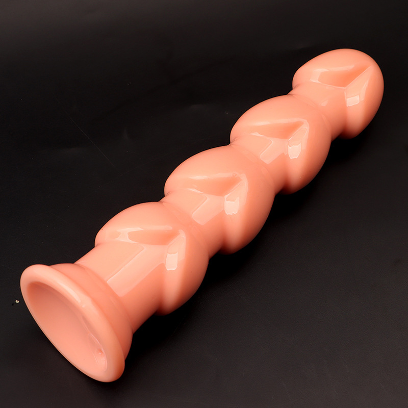 Suction Cup Dildo with Harness-Free Wearable Base, TPE Anal and Vaginal Trainer — detail image 2