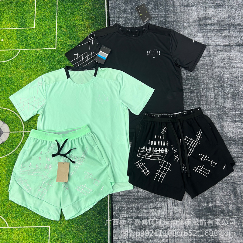 2026 New Cross-Border Model Quick-Dry Short-Sleeve Sun Protection Round-Neck Outdoor Sports Casual Set Breathable Sun Protection Clothing 2026 New Cross-Border Model Quick-Dry Short-Sleeve Sun Protection Round-Neck Outdoor Sports Casual Set Breathable Sun Protection Clothing