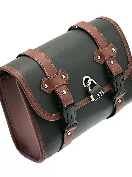 Waterproof Electric Scooter Side Bag for Summer, Retro Modified Side Bag, Rider Side Box, Miscellaneous Bag, Tail Bag