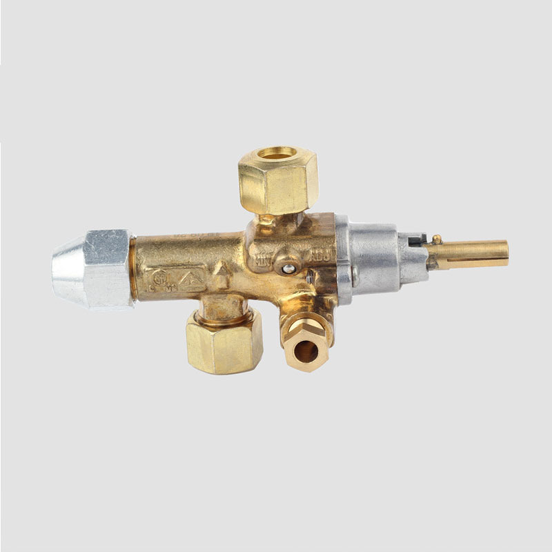 商用煲仔炉燃气安全阀西厨酒店厨具炉灶带长明火铜熄火保护阀门