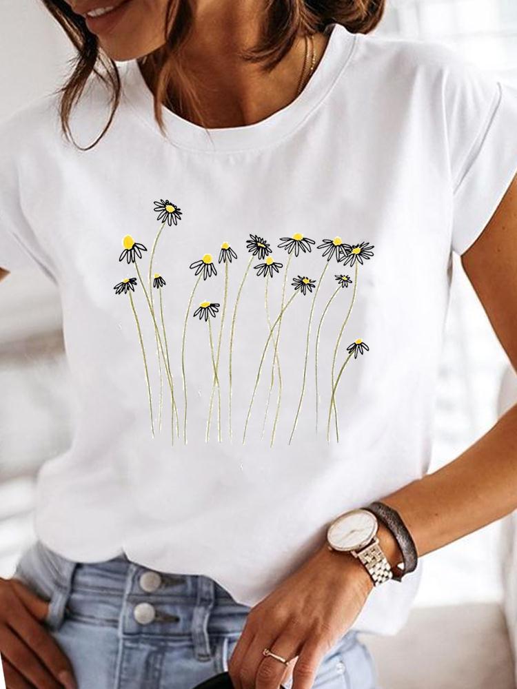 Women's T-shirt Short Sleeve T-shirts Printing Mama Printing display picture 7