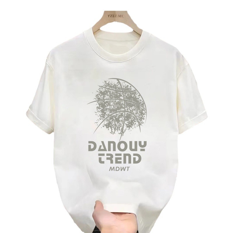Factory Wholesale Fashion Couple Summer Bear Print Figure All-Match Half Sleeve Loose Top T-Shirt