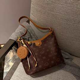 南枫 面包小狗栗尾信使托特包包女士2025新款手提单肩斜挎包