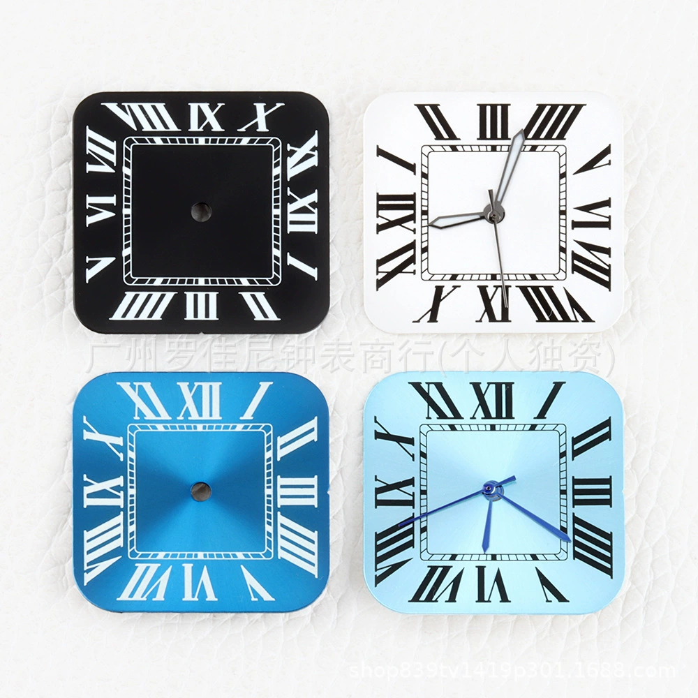 Трансграничные популярные модифицированные аксессуары для часов Santos, циферблат 27 мм + игла для часов, подходящая для механизма NH35 NH36