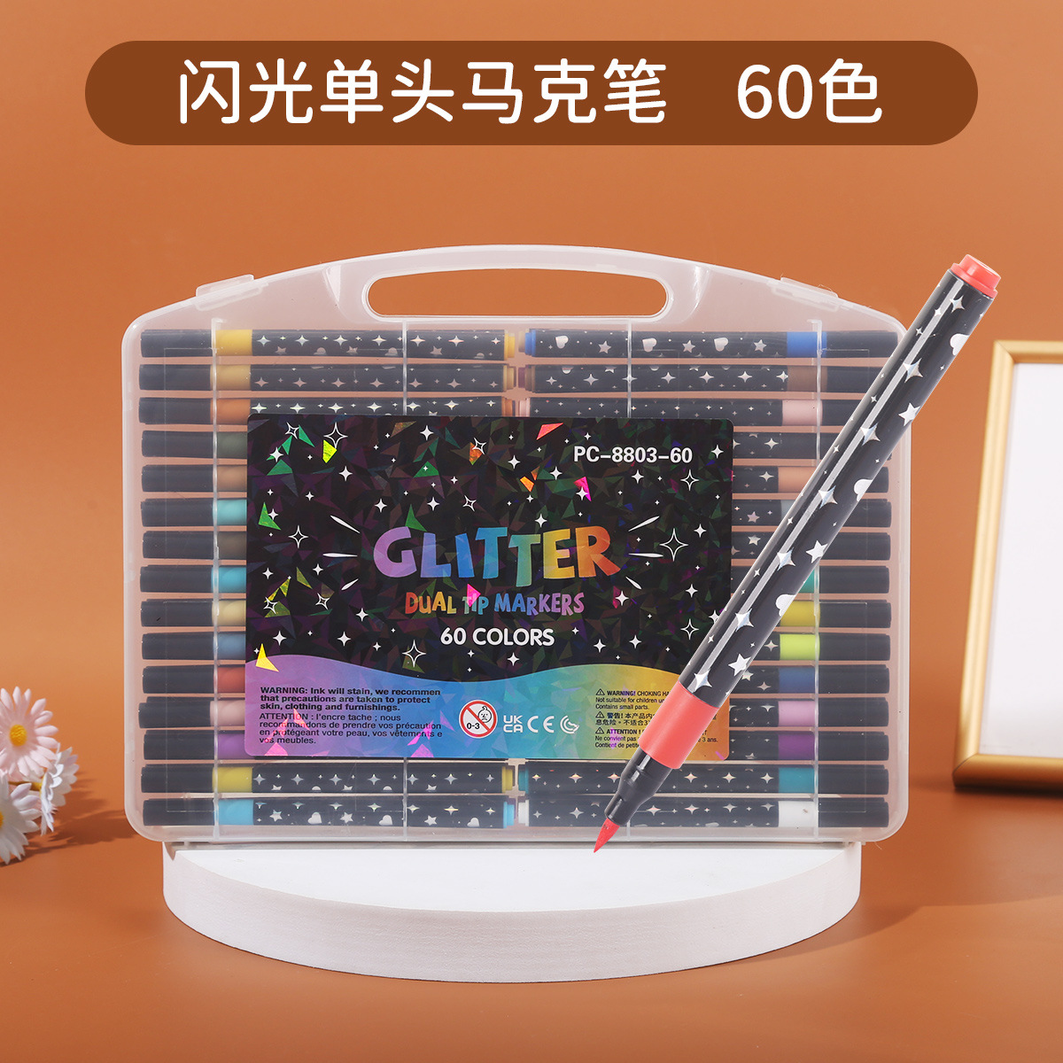 [Una] doble cabeza flash color marcador de pintura doble cabeza resaltador de color flash