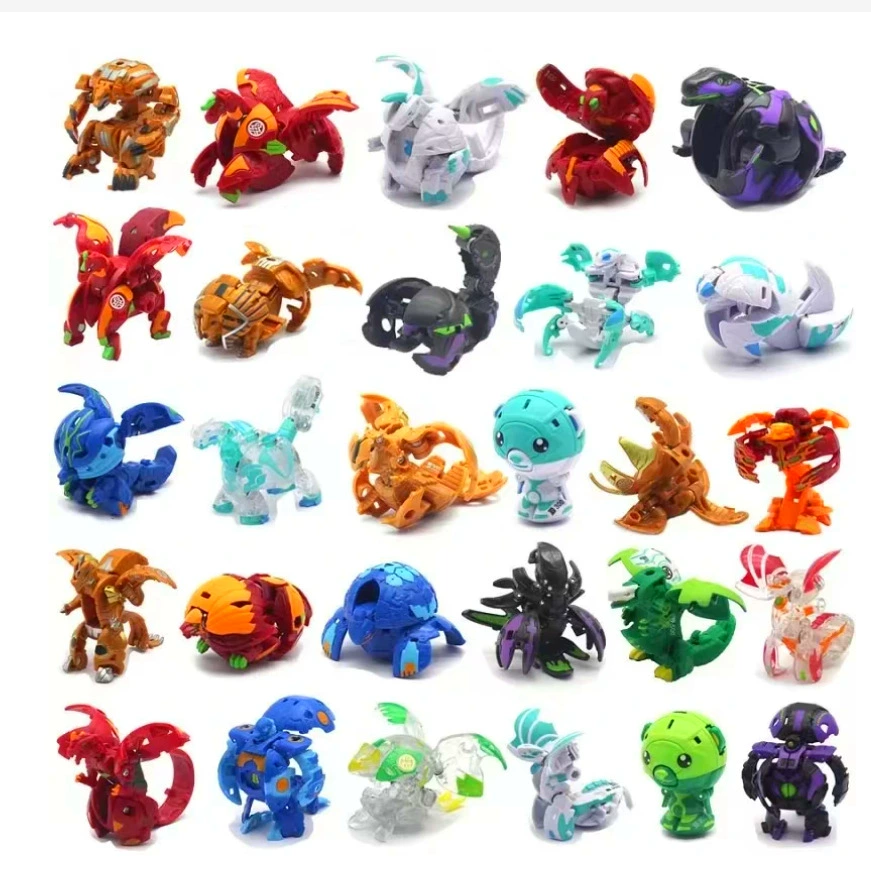 Трансформер Bakugan боевой минифигурка, 3,5 см, разные цвета (одна штука)