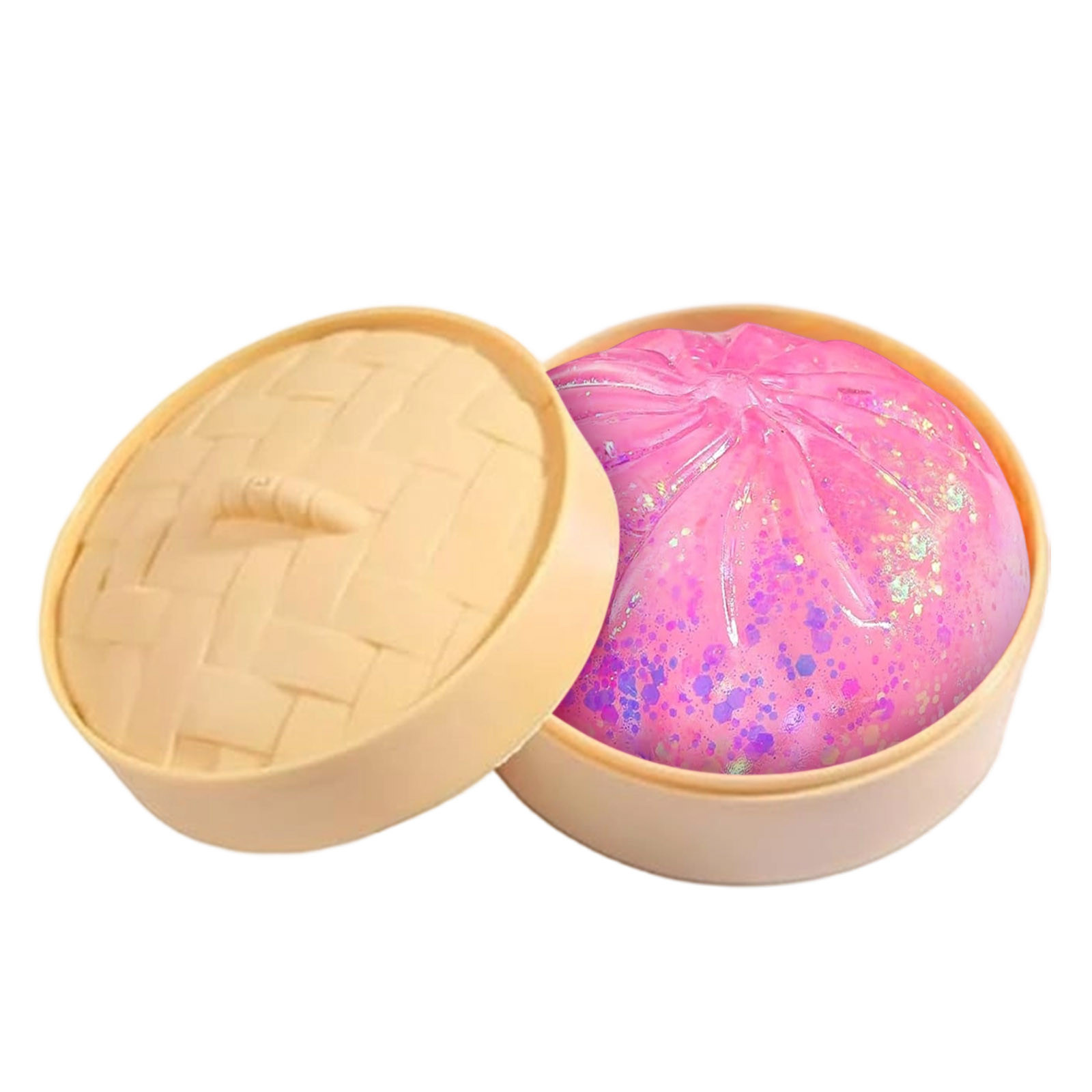 Pinch the buns with gold powder / Opp packaging