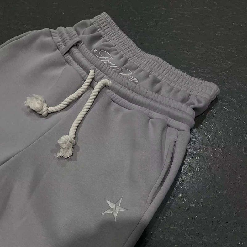 2025 Spring European and American Style Gray Sweatpants for Women, Loose Casual Sports Pants, Same Style as Jogging Pants 2025 Spring European and American Style Gray Sweatpants for Women, Loose Casual Sports Pants, Same Style as Jogging Pants