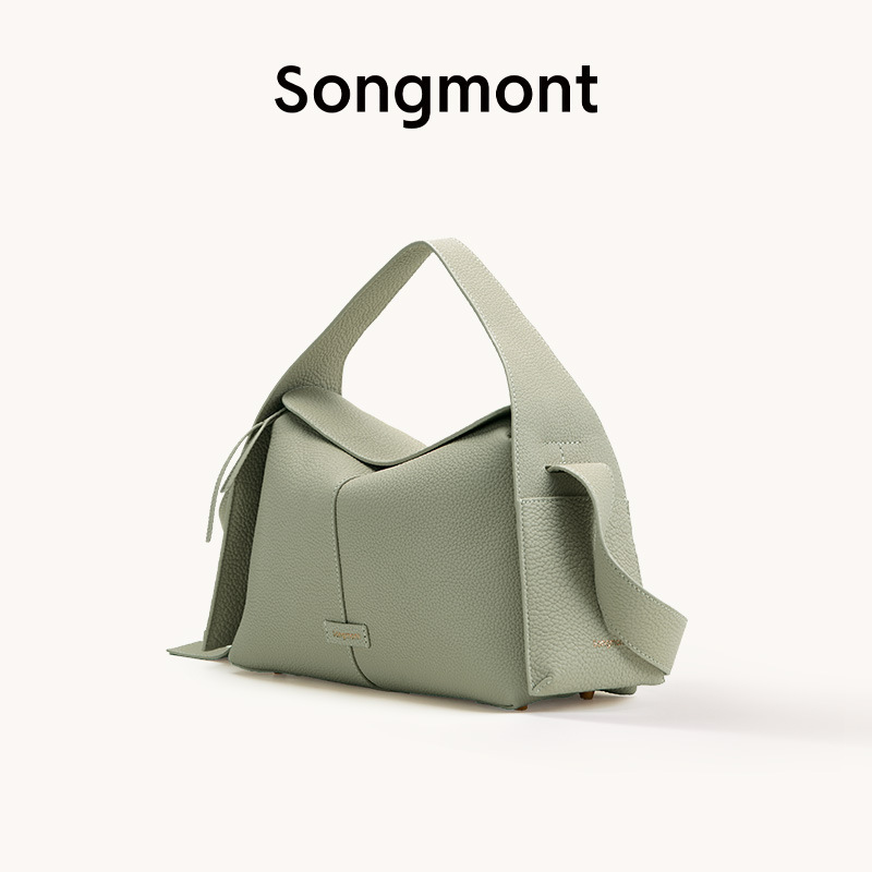 Songmont山下有松挂耳系列屋檐包真皮hobo女包通勤百搭单肩斜挎包|undefined