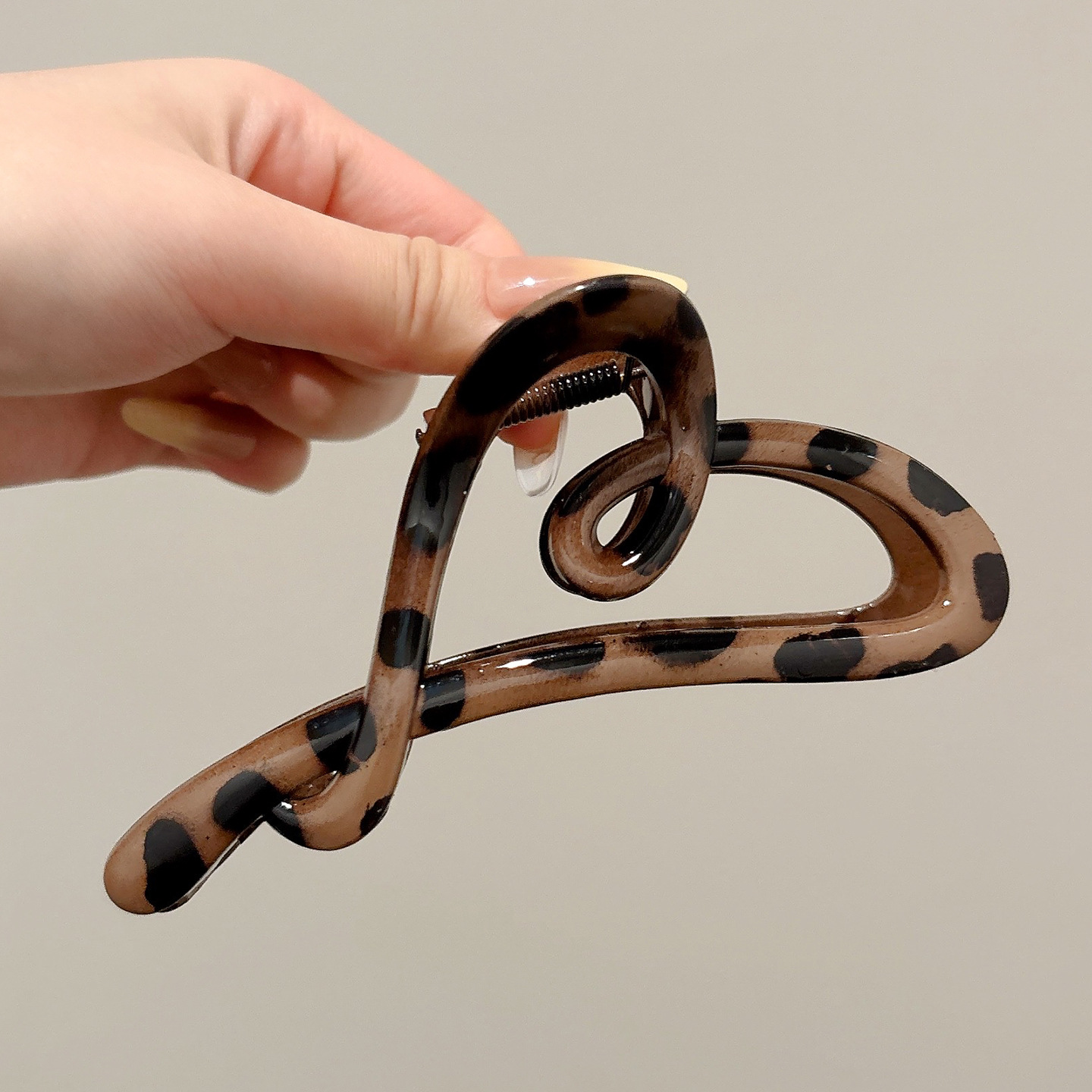 20#Leopard print gripper 12cm ~