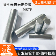 厂家米思米内螺纹圆柱销 内牙销定位销 表面带排气槽销螺纹攻牙销