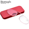 Nasal flower mirror -free super light mini -old mirror card -style clip nose amplify reading mirror quality