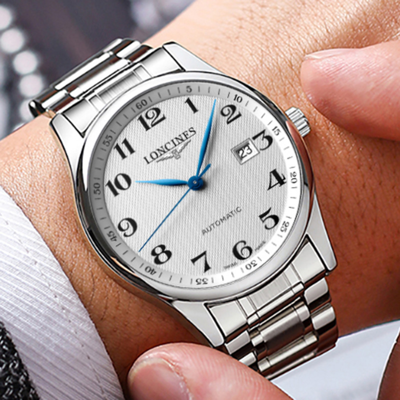 Wave Genuine Swiss Watch for Men, Waterproof Couple's Watch, Fully Automatic Mechanical Watch, Luminous Fashion Casual Wristwatch. Wave Genuine Swiss Watch for Men, Waterproof Couple's Watch, Fully Automatic Mechanical Watch, Luminous Fashion Casual Wristwatch.