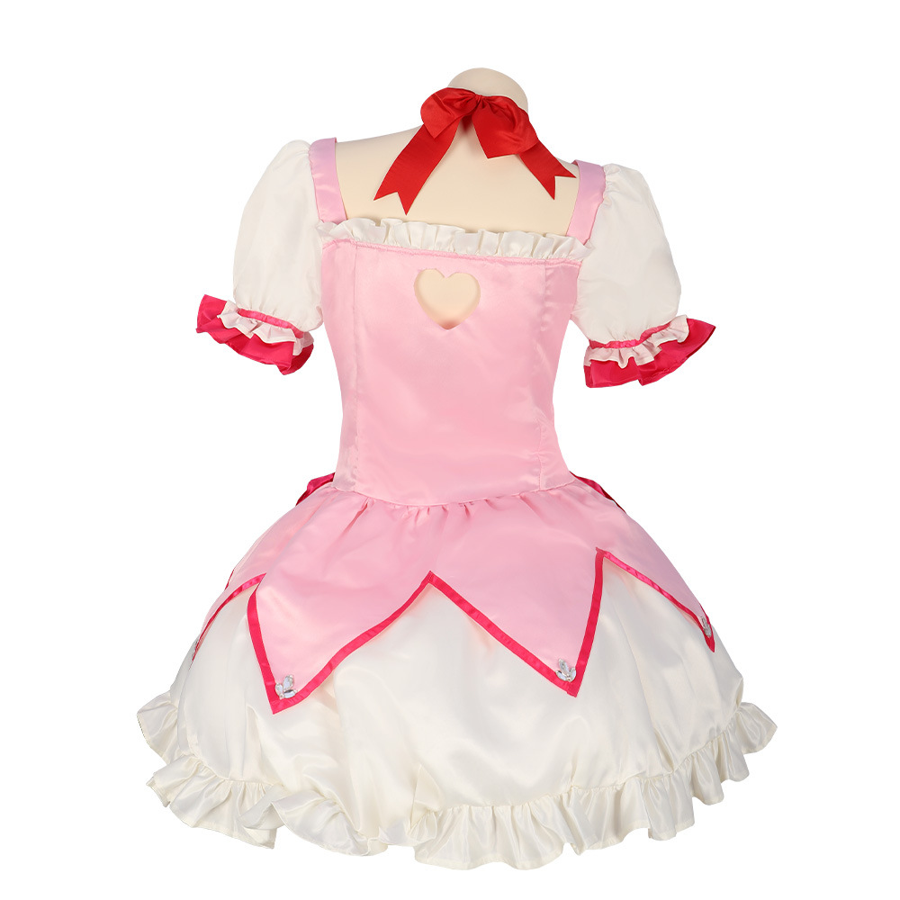 Disfraz de Magical Girl Madoka 5cos, conjunto completo de Kaname Madoka Anami, vestido de transformación para cosplay de batalla.