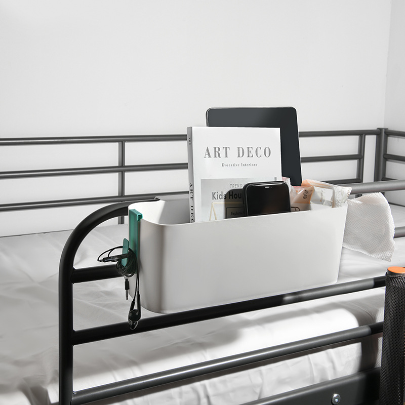 Bedside Shelf Storage Basket for Dormitory, Bedside Table Organizers, Study Room Wall Mounted Storage, College Student Room Decor