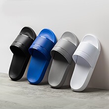 F 67175 Summer Slippers Indoor Home Bath 纯色一字拖鞋