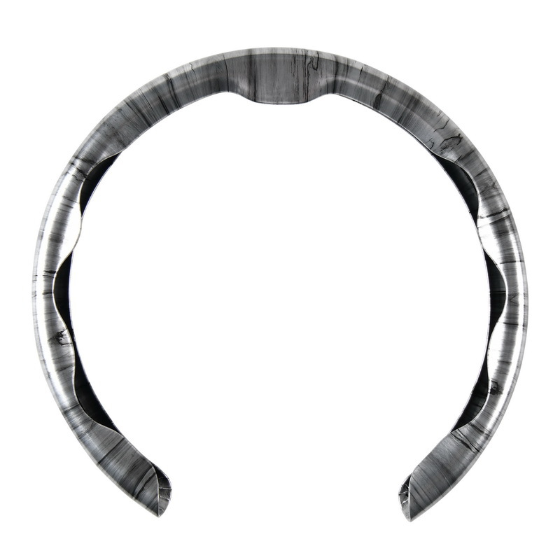 2025 new 5D headband forged carbon maple pattern card type car steering wheel cover factory direct sales of a generation of hair