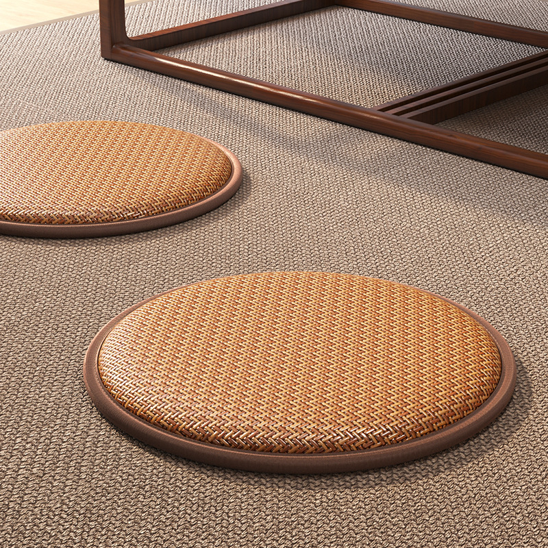 Fúten japonés asiento casero balcón de arroz ventana flotante almohadilla de meditación meditación especial almohadilla de rodillas asiento muelle