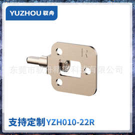 一字阻尼转轴铰链yzh010-22-r家具五金转轴70度旋转限位转轴合页