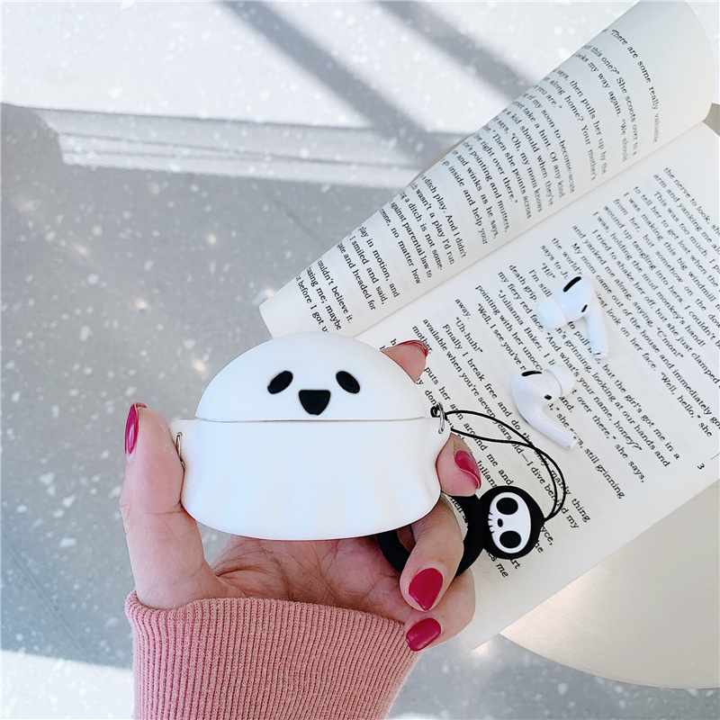 Airpods4 funda protectora 2024 funda para auriculares para dibujos animados de silicona para Apple bluetooth funda de silicona ins linda 4ta generación