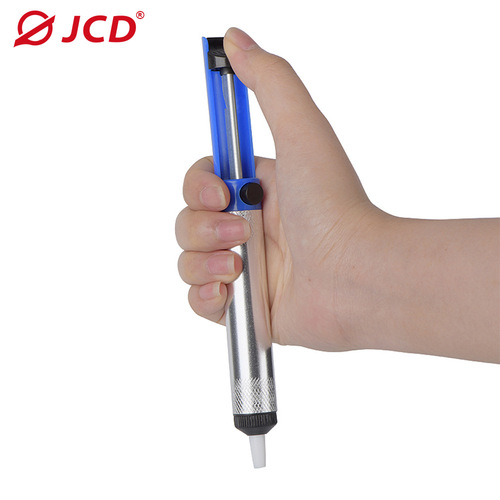 Strongman Half Aluminum Alloy Solder Sucker Soldering Iron Set Tool Companion Manual Solder Sucker