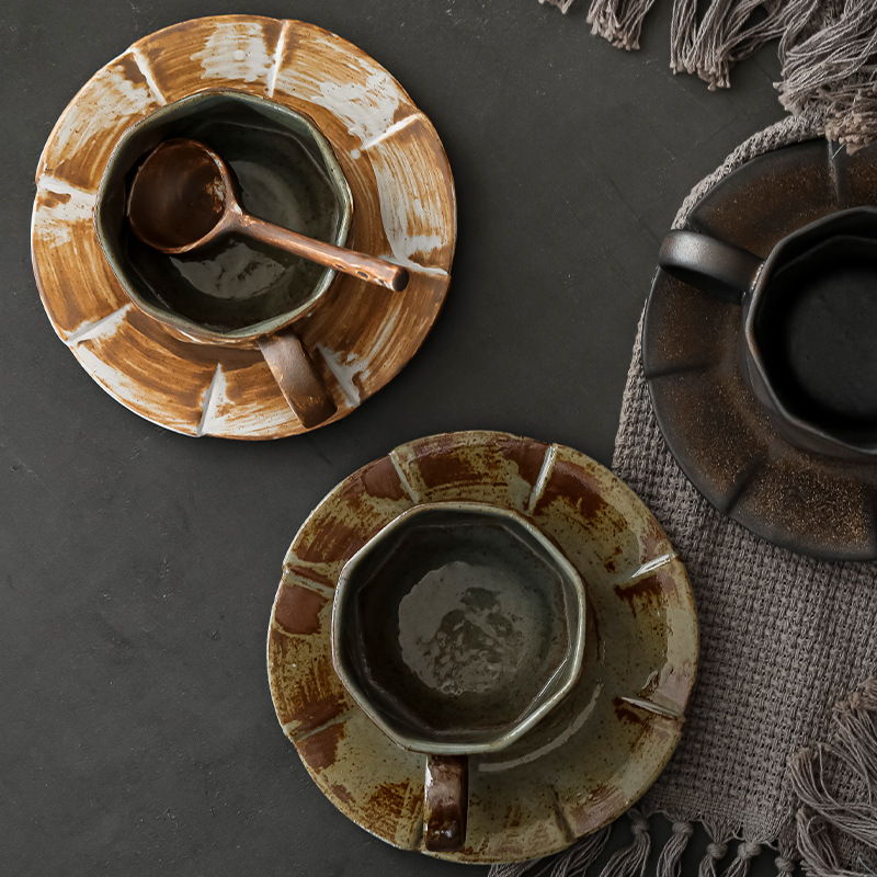 Japanese coffee sophisticated creative retro set