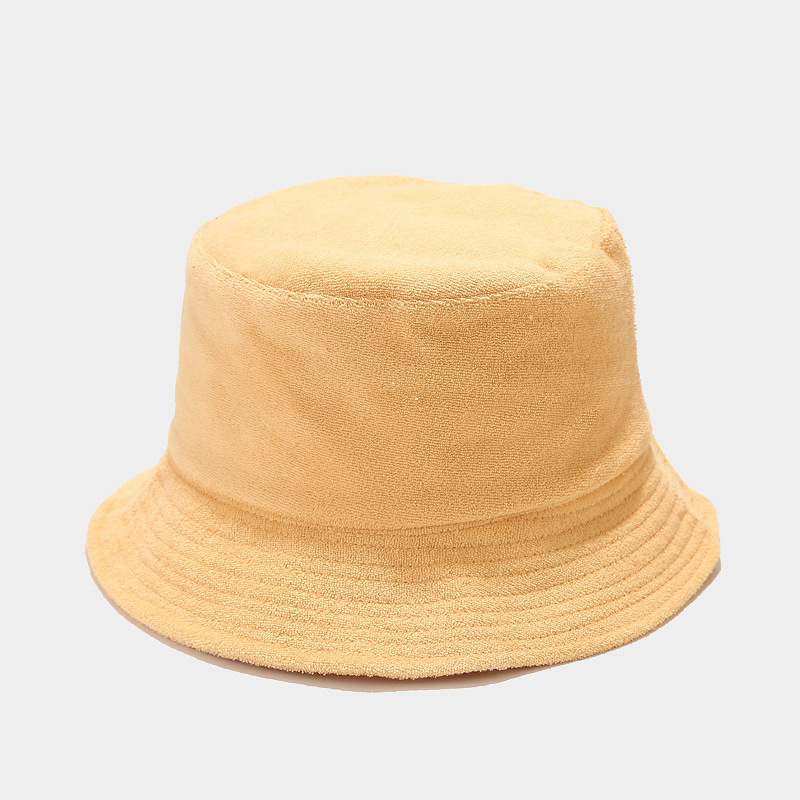 INS nuevo estilo toalla tablero de luz sombrero de pescador de los hombres de moda Otoño e Invierno estilo japonés artístico fresco sombrero de lavabo de color sólido para niños image 7