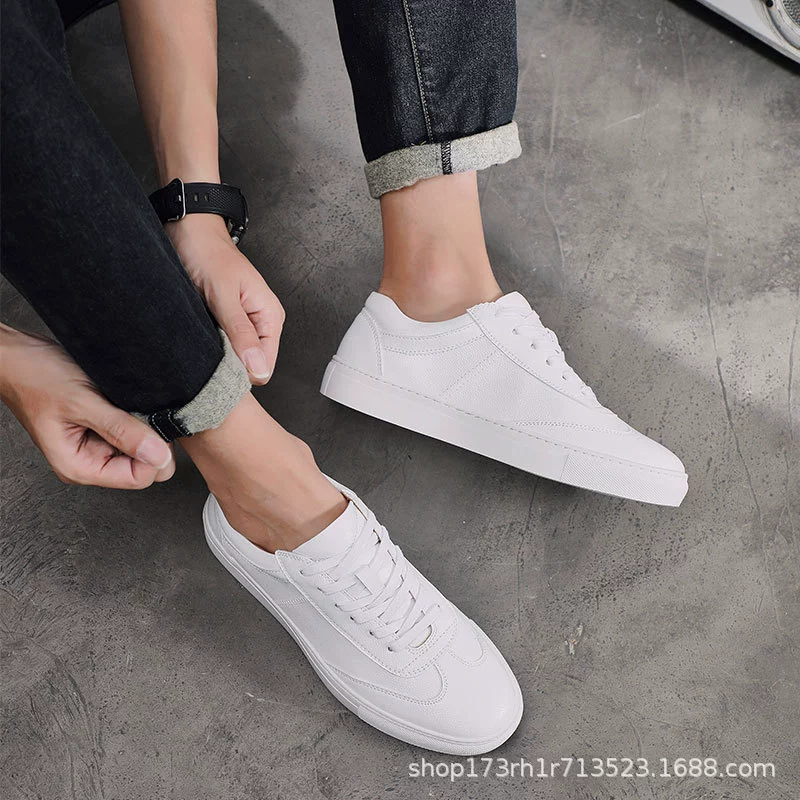 2024 новые мужские туфли летние дышащие маленькие белые туфли мужские туфли