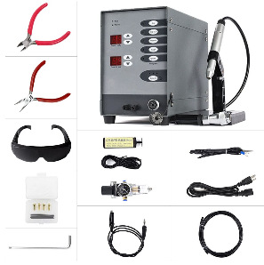 De alta potencia Dental Ortodoncia máquina de soldadura por puntos automática CNC táctil máquina de soldadura de arco de argón máquina de soldadura de oro y plata joyería de soldadura