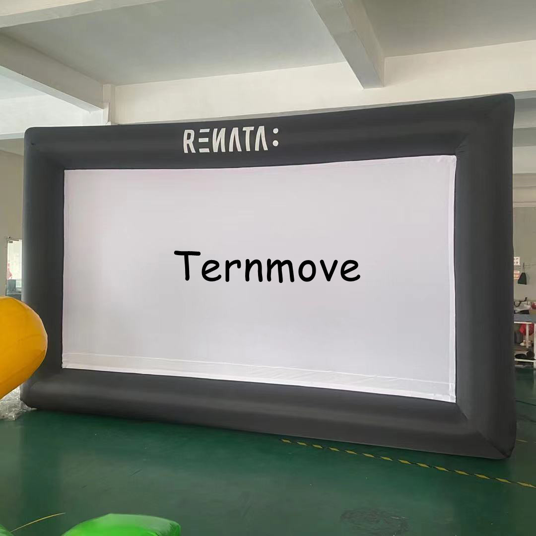充气电影屏幕广告模型户外投影屏幕充气影幕inflatable screen