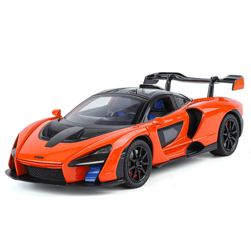1/24 McLaren Senna alloy car model acousto-optic force simulation SENA super-sports car model ornaments cross-border recommend