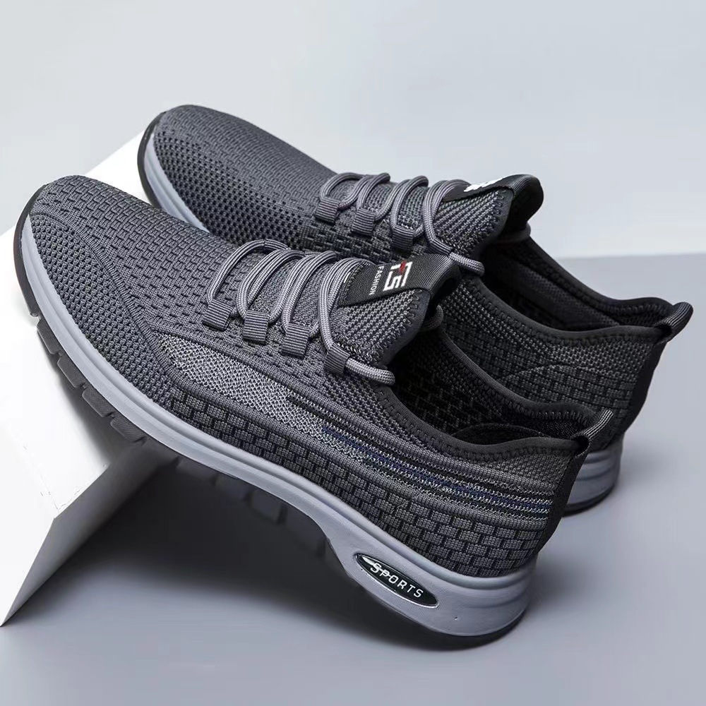 Zapatos de comercio exterior para hombres de verano delgados transpirables zapatos de malla de hombre tendencia de cordón zapatos deportivos ligeros para hombres